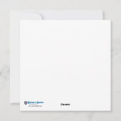 Art Nouveau Prag Door Feiertagskarte (Rückseite)