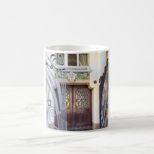 Art Nouveau Prag Door Kaffeetasse (Mittel)