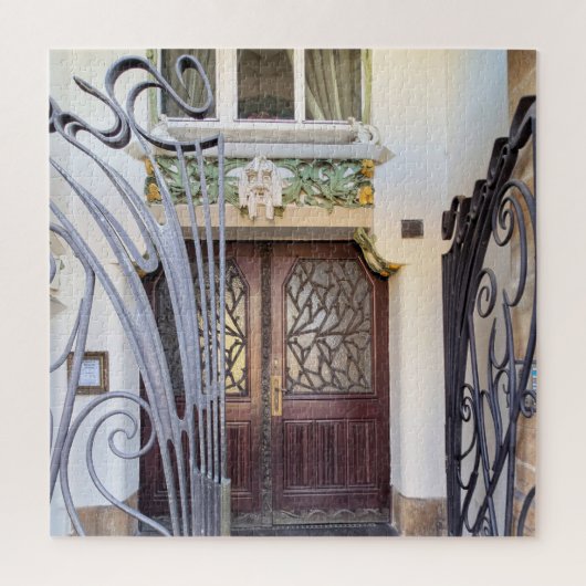 Art Nouveau Prag Door Puzzle (Vertikal)
