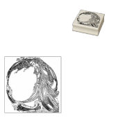 Art Nouveau Princess Gummistempel (Stempel)