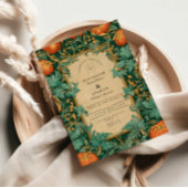 Art Nouveau Pumpkin Wedding Einladung