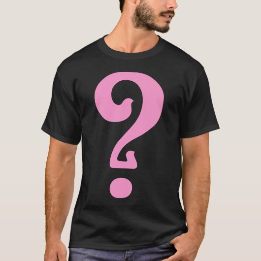 Art Nouveau Question Mark T-Shirt (Vorderseite)