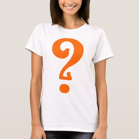 Art Nouveau Question Mark T-Shirt (Vorderseite)