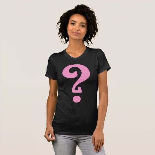 Art Nouveau Question Mark T-Shirt (Vorne ganz)