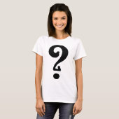 Art Nouveau Question Mark T-Shirt (Vorne ganz)