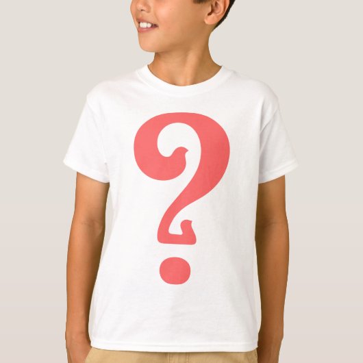 Art Nouveau Question Mark T-Shirt (Vorderseite)