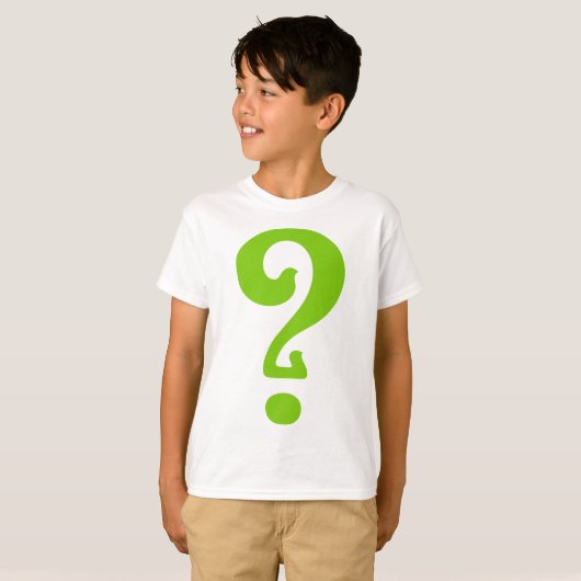 Art Nouveau Question Mark T-Shirt (Vorne ganz)