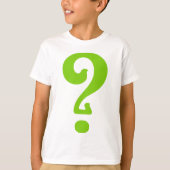 Art Nouveau Question Mark T-Shirt (Vorderseite)