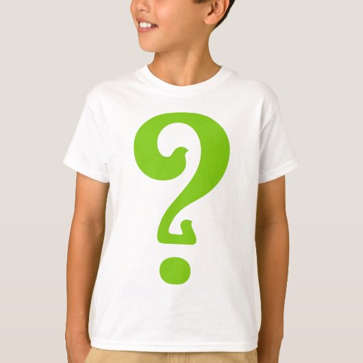 Art Nouveau Question Mark T-Shirt (Vorderseite)