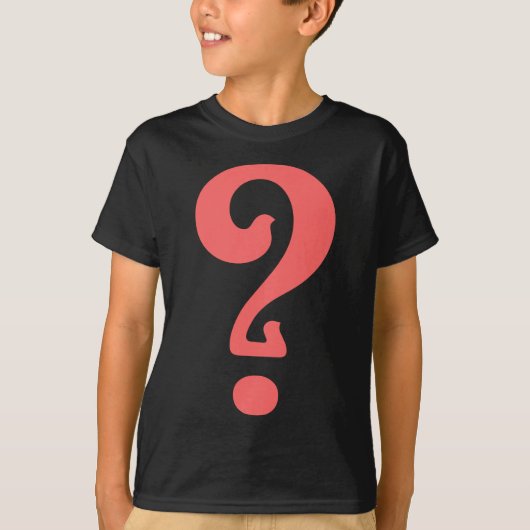 Art Nouveau Question Mark T-Shirt (Vorderseite)