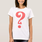 Art Nouveau Question Mark T-Shirt (Vorderseite)