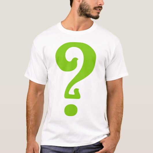 Art Nouveau Question Mark T-Shirt (Vorderseite)
