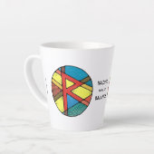 Art Nouveau Raidho Rune Latte Mug – BALANCE! Milchtasse (Linke Ecke)