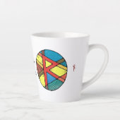 Art Nouveau Raidho Rune Latte Mug – BALANCE! Milchtasse (Rechts)