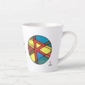 Art Nouveau Raidho Rune Latte Mug – BALANCE! Milchtasse (Rechts)