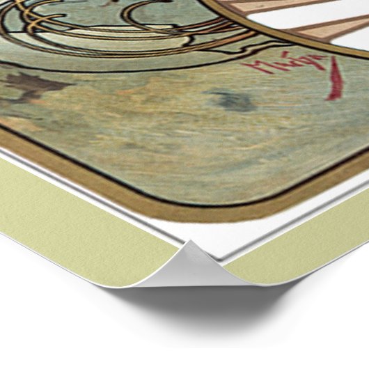 Art Nouveau Retro Poster 18x24 (Ecke)