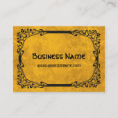 Art Nouveau Retro Ristorante La Lanchetta Visitenkarte (Vorderseite)