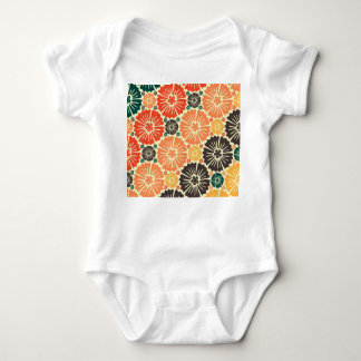 Art Nouveau Retro Tapete Design. Baby Strampler