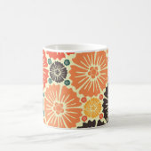 Art Nouveau Retro Tapete Design. Kaffeetasse (Mittel)