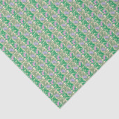 Art Nouveau rosa Wasserliliendamast Seidenpapier (Ausschnitt)