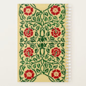 Art Nouveau Rose Date Planner 2026 (Monogramm) Planer (Rückseite)