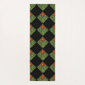 Art Nouveau Rote Rose De Morgan Yogamatte (Rückseite)