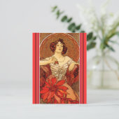 Art Nouveau ~ "Ruby - The Wertvoll Stones" Postkarte (Stehend Vorderseite)