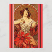 Art Nouveau ~ "Ruby - The Wertvoll Stones" Postkarte (Vorderseite)