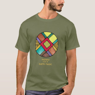 Art Nouveau Rune Shirt Ingwaz - Earth Magic