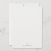 Art Nouveau Sail Away Hochzeit Einladung (Rückseite)