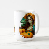 Art Nouveau Samhain Kaffeetasse (VorderseiteRechts)