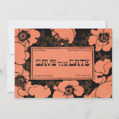 Art Nouveau Save The Date (Vorderseite)
