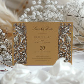 Art Nouveau Save the Date Hochzeit Einladung