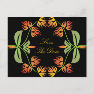 Art Nouveau Save the Date Postkarten