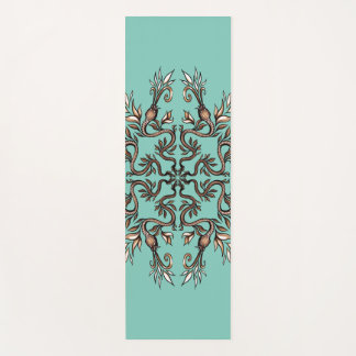 Art Nouveau Schlangen Mandala - Dunkles Acaddemia Yogamatte
