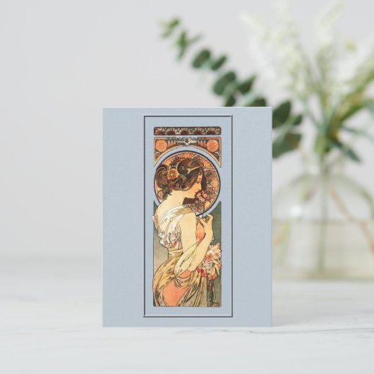 Art Nouveau Schöne Brauereidusche Einladung (Stehend Vorderseite)