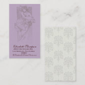 Art Nouveau Schönheitsgeschäft oder Visitenkarte (Vorne/Hinten)