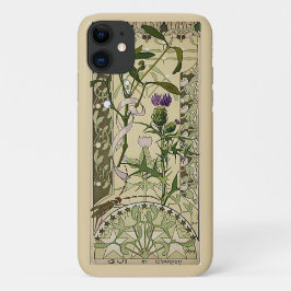 Art Nouveau Scottish Thistle Floral Blume Case- Case-Mate iPhone Hülle