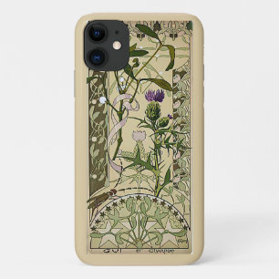 Art Nouveau Scottish Thistle Floral Blume Case- Case-Mate iPhone Hülle