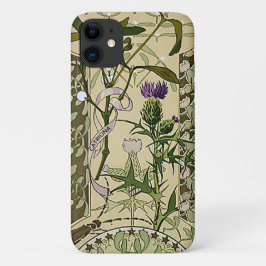 Art Nouveau Scottish Thistle Floral Blume  Case-Mate iPhone Hülle