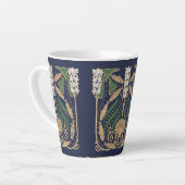 Art Nouveau Seashore Seashells Milchtasse (Linke Ecke)