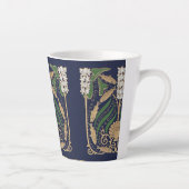 Art Nouveau Seashore Seashells Milchtasse (Rechts)