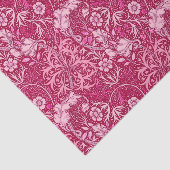 Art Nouveau Seaweed Floral, Fuchsia Pink Seidenpapier (Ausschnitt)