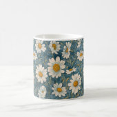 Art Nouveau Shasta Daisies Kaffeetasse (Mittel)