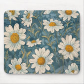 Art Nouveau Shasta Daisies Mousepad (Vorne)