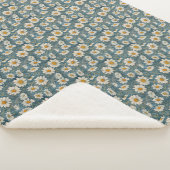 Art Nouveau Shasta Daisies Sherpadecke (3/4)