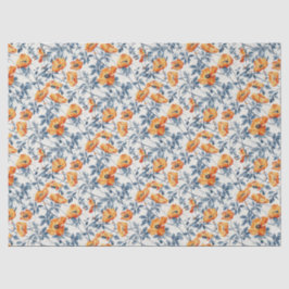 Art Nouveau Small California Poppies 10lb, 17"x23 Seidenpapier