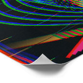 Art Nouveau Snakes Pattern  Poster (Ecke)