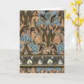 Art Nouveau 'Snowdrops' Karte (Gelbe Blume)