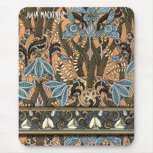 Art Nouveau 'Snowdrops' Mousepad (Vorne)